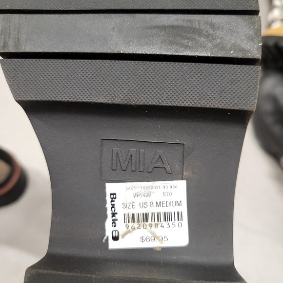 Mia Julius Chunky Lug Boot Sz 8 - Picture 8 of 8